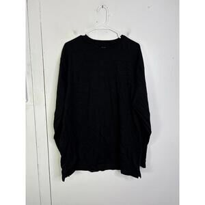 Duluth Trading Shirt Mens Large Longtail T Long Sleeve Cotton Basic Black